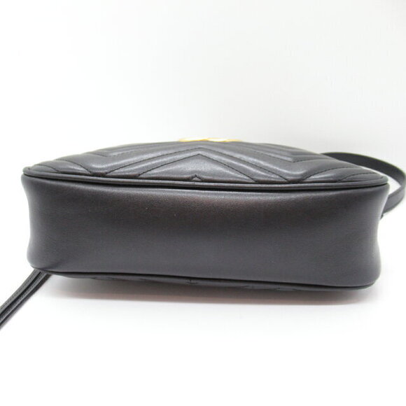 Gucci Shoulder Bag Calfskin Leather Black - Picture 4 of 10